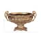 19" Gold Traditional Decorative Bowl Accent with Stand